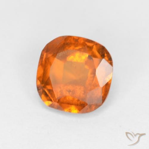 Granato hessonite Arancione scuro naturale da 1.13 ct, Cuscino, VS