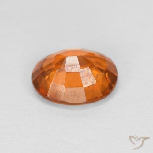 Granato hessonite Arancio Medio naturale da 1.46 ct, Ovale, VS