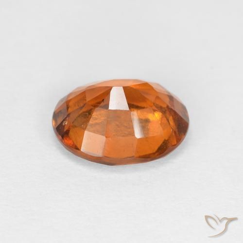 Granato hessonite Medium Dark-Orange naturale da 1.45 ct, Ovale, VS