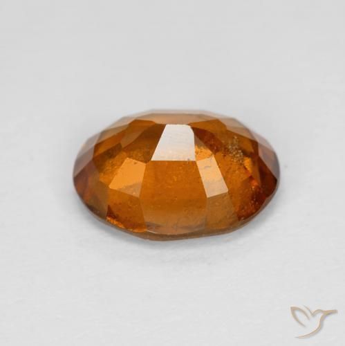 Granato hessonite Medium Dark-Orange naturale da 2.35 ct, Ovale, VS