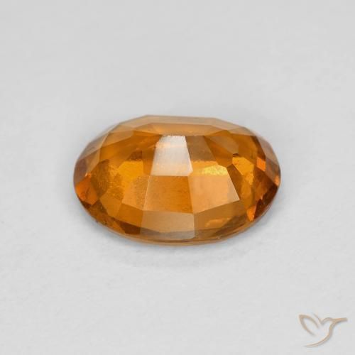 Granato hessonite Arancio Medio naturale da 1.75 ct, Ovale, VS