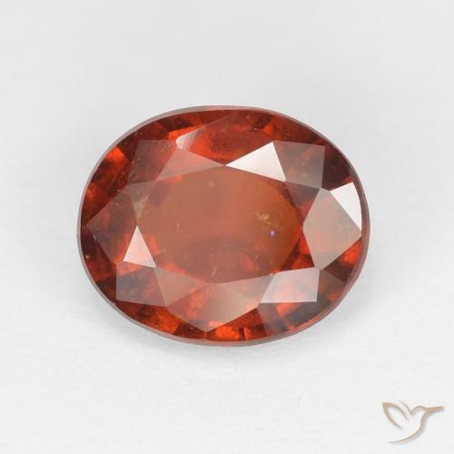 2.05ct Naturale Rosso medio Granato hessonite, Ovale, VS