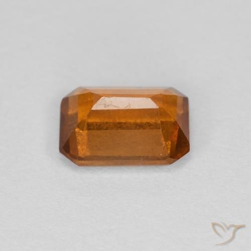 Granato hessonite Marrone arancio naturale da 1.18 ct, Ottagonale / Taglio smeraldo, VS