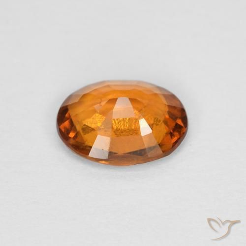 Granato hessonite Arancio Medio naturale da 0.90 ct, Ovale, VS