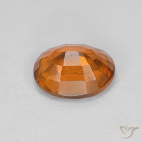Granato hessonite Medium Dark-Orange naturale da 2.08 ct, Ovale, VVS-VS