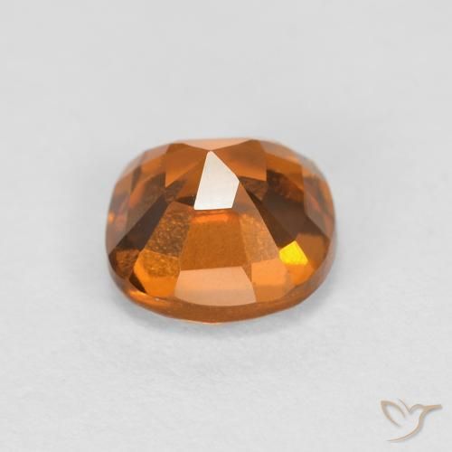 Granato hessonite Albicocca Arancia naturale da 1.40 ct, Cuscino, VVS-VS
