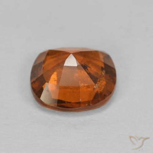 Granato hessonite Arancione scuro naturale da 1.50 ct, Cuscino, VS
