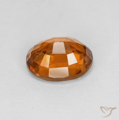 Granato hessonite Medium Dark-Orange naturale da 2.01 ct, Ovale, VVS-VS