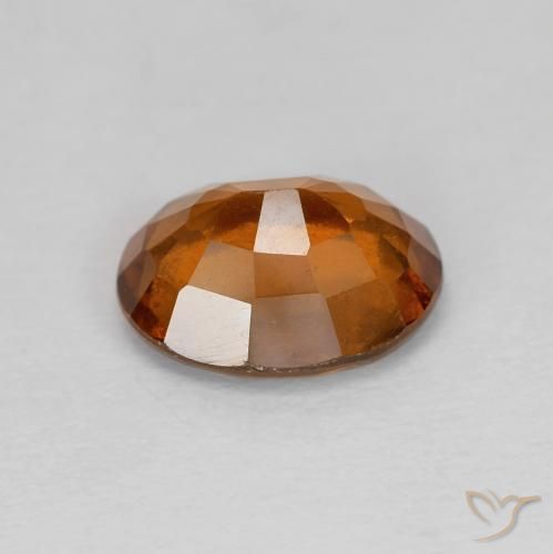 Granato hessonite Arancione rossastra naturale da 2.02 ct, Ovale, VVS-VS
