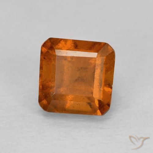 Granato hessonite Arancione rossastra naturale da 1.08 ct, Ottagonale / Taglio smeraldo, VVS-VS