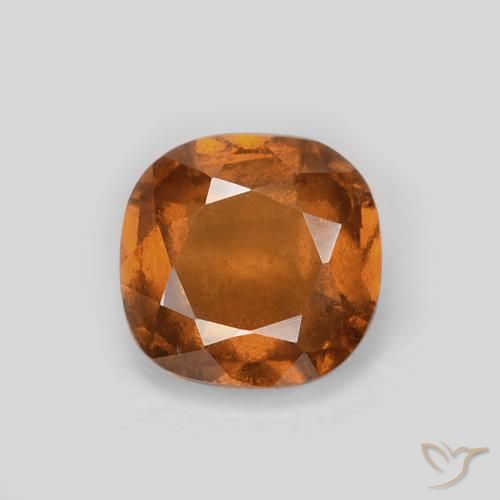 1.12ct Naturale Medium Dark-Orange Granato hessonite, Cuscino, VS