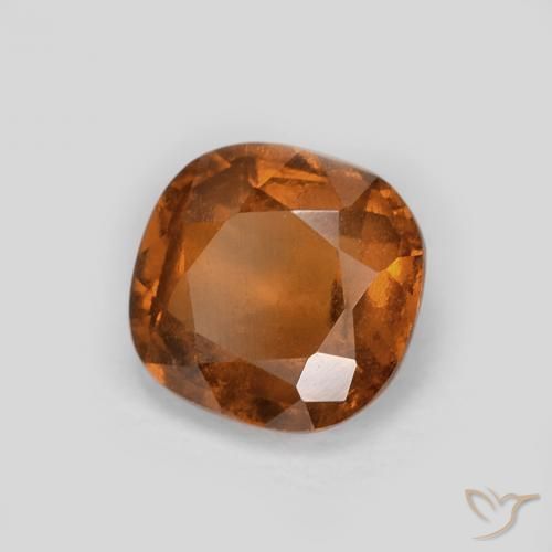 Granato hessonite Medium Dark-Orange naturale da 1.12 ct, Cuscino, VS