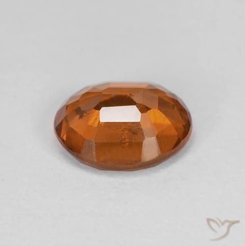 Granato hessonite Medium Dark-Orange naturale da 1.21 ct, Ovale, VS
