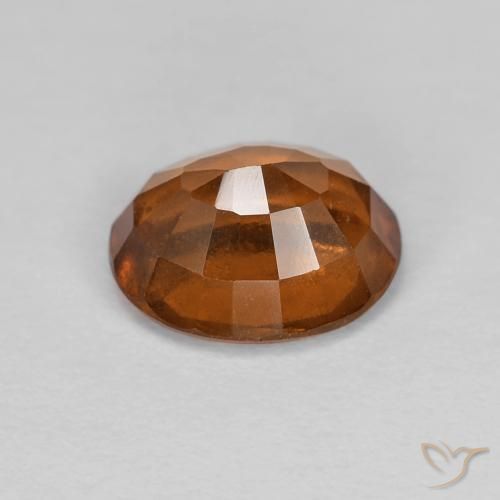 Granato hessonite Arancione scuro naturale da 1.87 ct, Ovale, VS