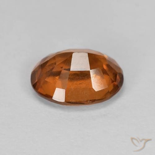 Granato hessonite Arancione rossastra naturale da 1.21 ct, Ovale, VS