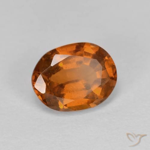 Granato hessonite Arancione Ambra naturale da 1.15 ct, Ovale, VS