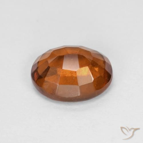 Granato hessonite Arancione scuro naturale da 1.74 ct, Ovale, VS