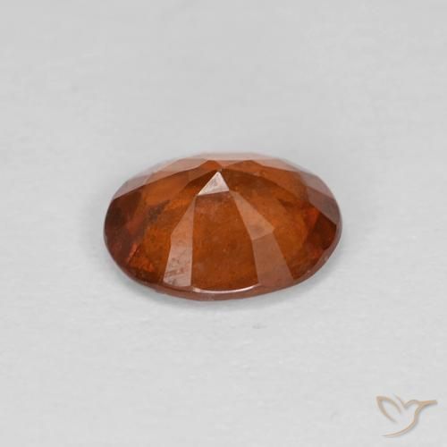 Granato hessonite Arancione Ambra naturale da 1.02 ct, Ovale, VS