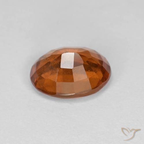 Granato hessonite Arancione scuro naturale da 1.83 ct, Ovale, VS