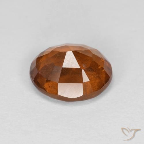Granato hessonite Arancione scuro naturale da 1.85 ct, Ovale, VS