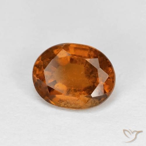 1.79ct Naturale Medium Dark-Orange Granato hessonite, Ovale, VS