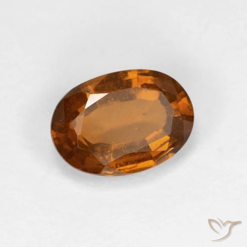 Granato hessonite Arancio Medio naturale da 1.66 ct, Ovale, VS