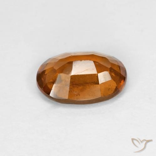 Granato hessonite Arancio Medio naturale da 1.66 ct, Ovale, VS