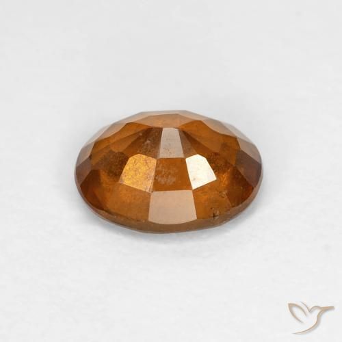 Granato hessonite Arancio Medio naturale da 1.37 ct, Ovale, VS