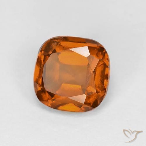 Granato hessonite Arancione scuro naturale da 1.17 ct, Cuscino, VS