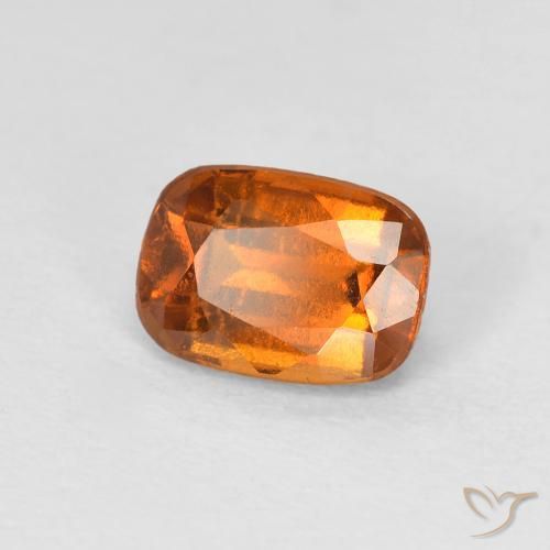 Granato hessonite Arancio Medio naturale da 1.28 ct, Cuscino, VS