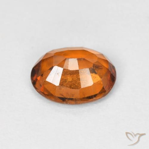 Granato hessonite Arancio giallastro naturale da 1.38 ct, Ovale, VS