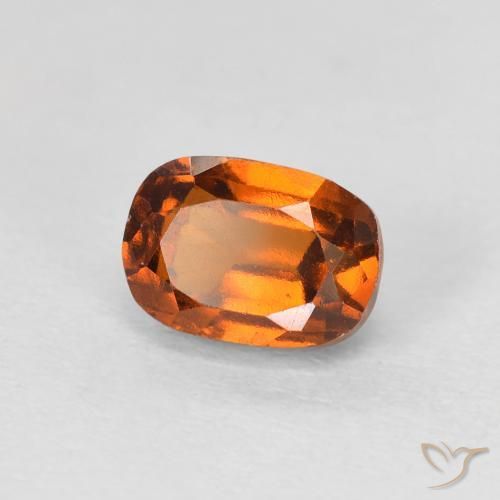 Granato hessonite Arancione scuro naturale da 1.64 ct, Cuscino, VS