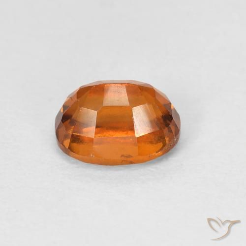 Granato hessonite Arancio Medio naturale da 1.42 ct, Ovale, VS
