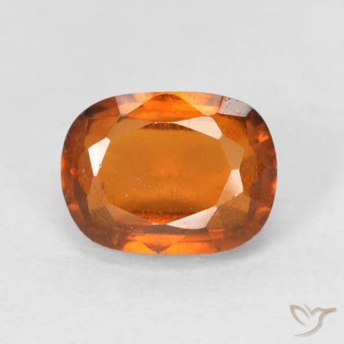 2.23ct Naturale Arancio giallastro Granato hessonite, Cuscino, VS