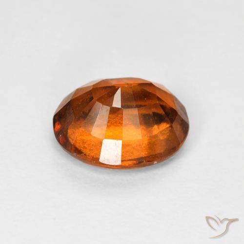 Granato hessonite Arancio Medio naturale da 1.41 ct, Ovale, VS