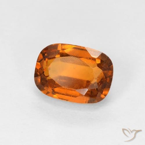 Granato hessonite Arancione scuro naturale da 1.37 ct, Cuscino, VS