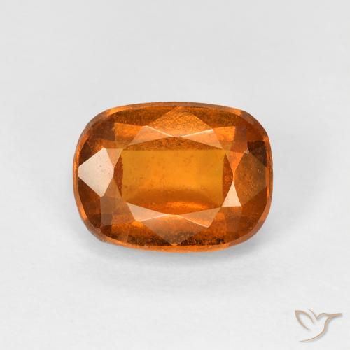 2.04ct Naturale Arancio Medio Granato hessonite, Cuscino, VS