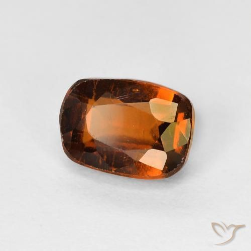 Granato hessonite Deep Orange - Brown naturale da 1.49 ct, Cuscino, VS