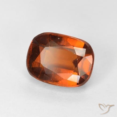 Granato hessonite Arancione Ambra naturale da 2.33 ct, Cuscino, VVS-VS