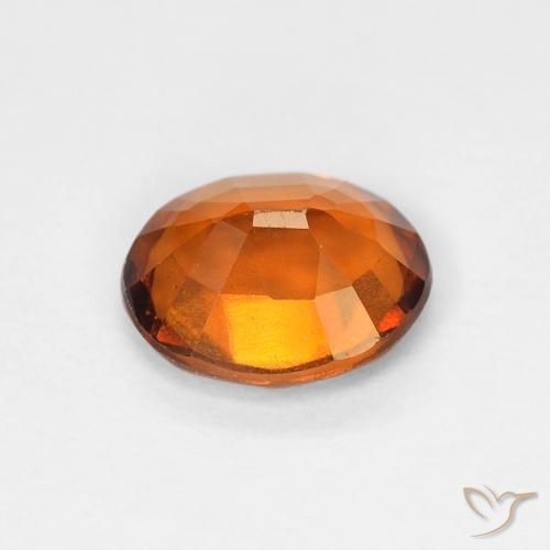 Granato hessonite Arancio Medio naturale da 1.19 ct, Ovale, VS
