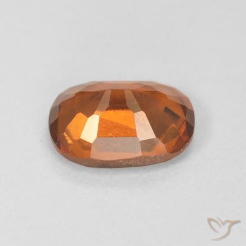Granato hessonite Arancione rossastra naturale da 1.64 ct, Ovale, VS-SI