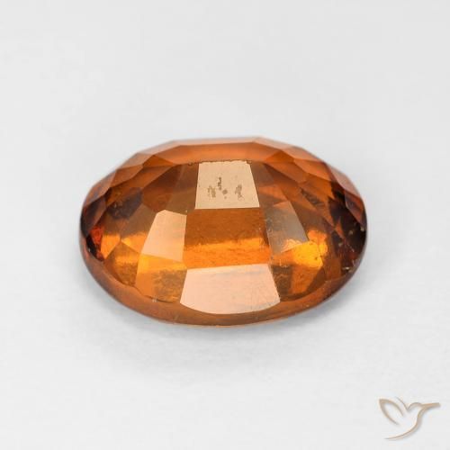 Granato hessonite Medium Dark-Orange naturale da 2.41 ct, Ovale, VS