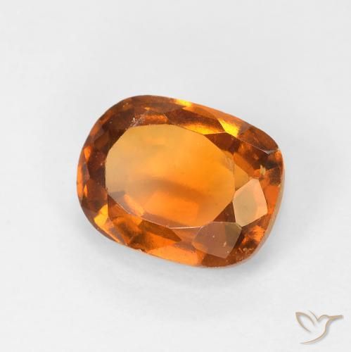 Granato hessonite Arancio Medio naturale da 1.74 ct, Cuscino, VS-SI