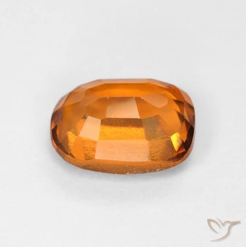 Granato hessonite Arancio Medio naturale da 1.74 ct, Cuscino, VS-SI