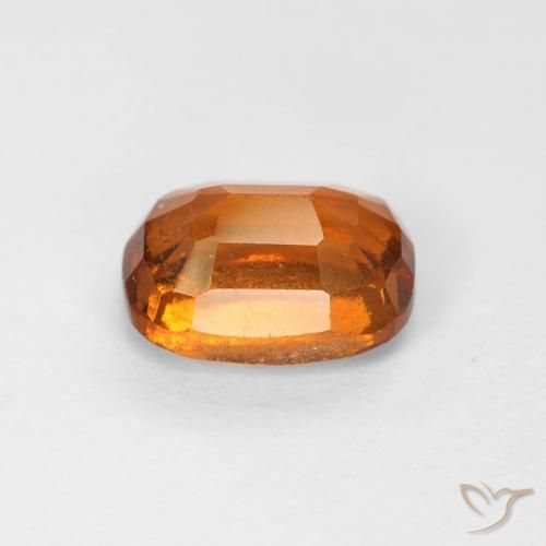 Granato hessonite Arancione scuro naturale da 1.34 ct, Cuscino, VS-SI