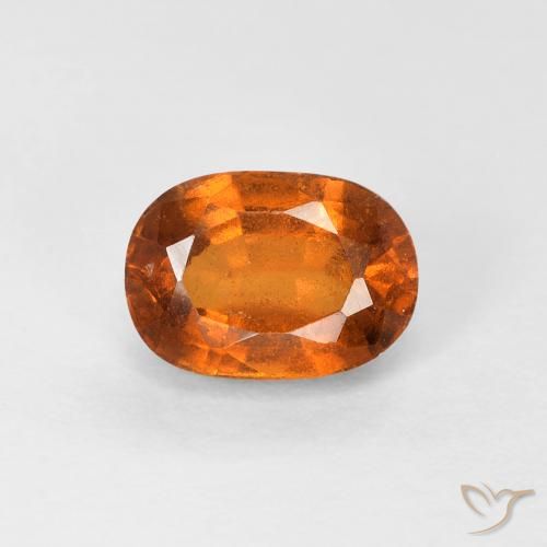 1.32ct Naturale Medium Dark-Orange Granato hessonite, Ovale, VS