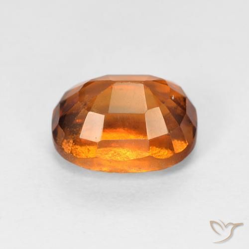 Granato hessonite Arancione scuro naturale da 2.27 ct, Cuscino, VS-SI