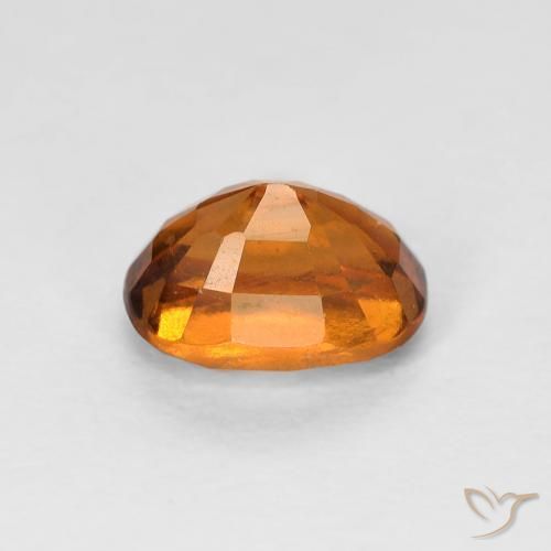 Granato hessonite Arancione scuro naturale da 1.26 ct, Cuscino, VVS-VS