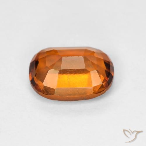 Granato hessonite Arancione scuro naturale da 1.66 ct, Cuscino, VS-SI