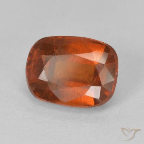 Granato hessonite Arancione rossastra naturale da 2.04 ct, Cuscino, VS-SI